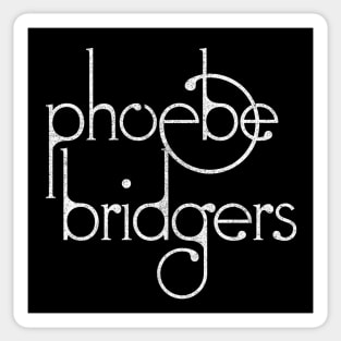 Phoebe Bridgers // Typographic Fan Art Design Sticker